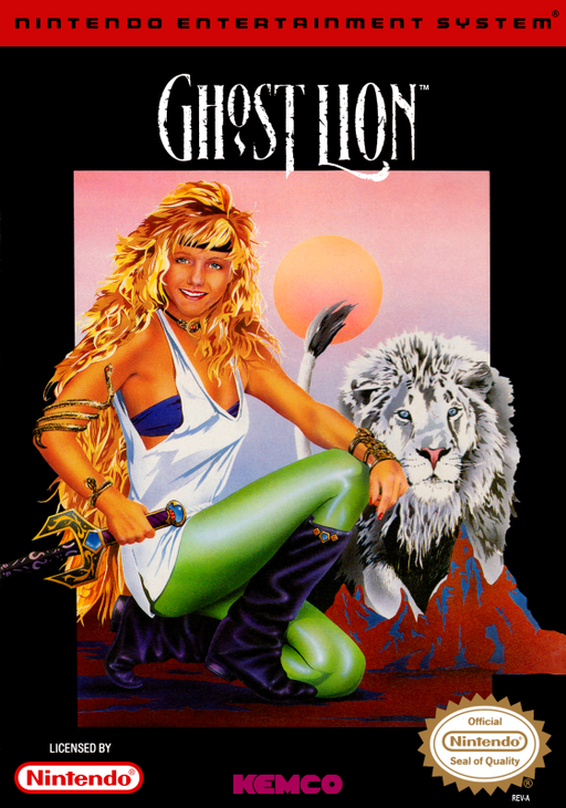Ghost Lion (USA) box art